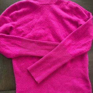 Jones New York Cashmere Pink Sweater Turtleneck Size M